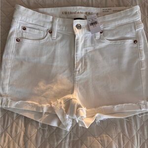 American Eagle Outfitters White Jean Shorts